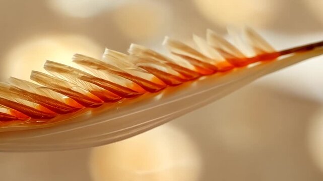 Close-up of toothbrush bristles