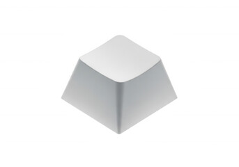 White keyboard keycap object technology isolated on a transparent background