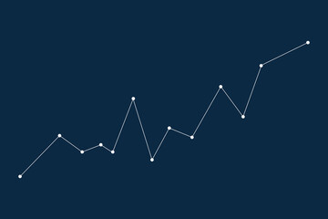Growth graph illustration