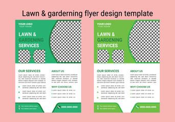 This editable social media flyer template enhances your garden services' online presence. It is perfect for promoting landscaping, lawn care, and outdoor design services across various platforms.