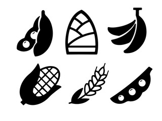 Agricultural Crops and Produce Icons
