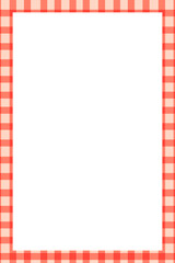 Red plaid frame design element