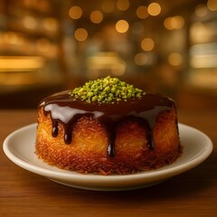 Delicious Chocolate Kunafa Dessert