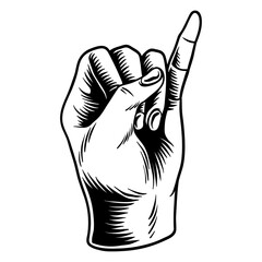Pinky finger sign language design element