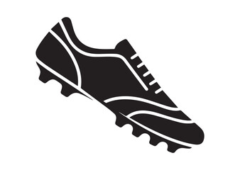 Soccer shoe icon, Soccer shoe solid vector