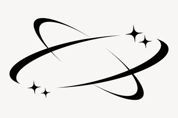 Abstract cosmic orbit illustration vector © Rawpixel.com