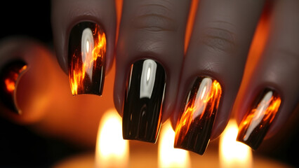 hallowen nails