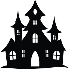 Spooky House Silhouette