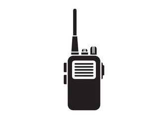 Walkie talkie icon, Walkie talkie solid vector