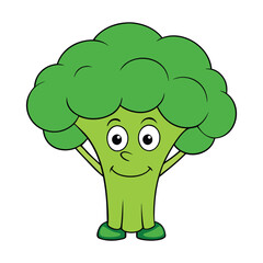 A fresh broccoli floret with vibrant green buds and stalk, rich in nutrients, perfect for healthy meals, steaming, roasting, or adding a crunchy touch to dishes.
