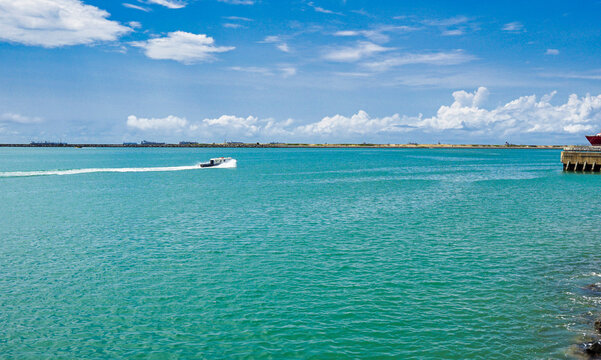 Photo of the harbour of lome in summer time