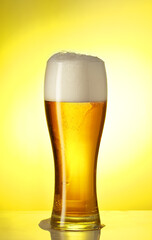 a glass mug of beer