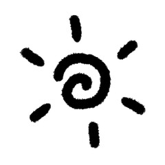 sun summer kid png outline, cute cartoon handdraws clipart kids doodle element hand drawn doodle, handwriting clipart, kawaii kids drawing, funny character, childlike sketch, handwritten words,