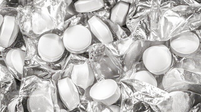 Collection of water purification tablets for clean drinking water - Powered by Adobe