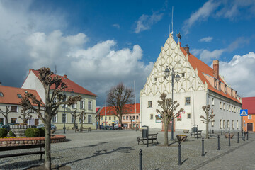 Trzcińsko Zdrój-skwer z ratuszem © witan