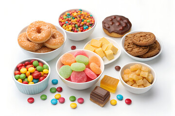 Fototapeta premium Sweet Breakfast Bowl with Fruit and Cereal 