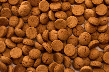 Dutch holiday Sinterklaas background. Dutch tradition Saint Nicholas. Traditional sweets background