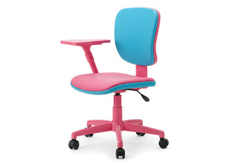 Fototapeta premium Kids study chair isolated