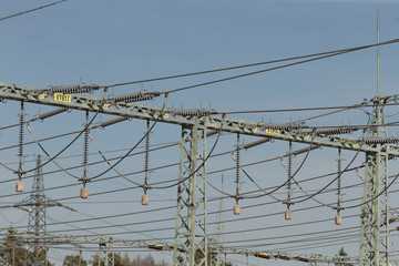 electrical hardware overview, electrical insulators and wiring details, insight into electrical infrastructure and insulator systems, detailed examination of electrical insulators within overhead wire