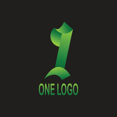1 One, Logo" &mdash; Unique Modern Logo Design for Premium Branding
