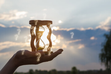 Time and questions beneath a twilight sky.