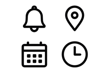 set of icons for web