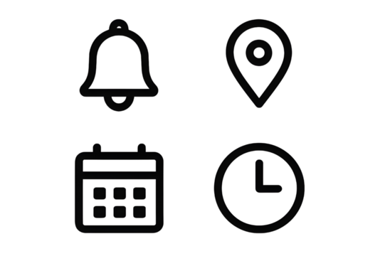 set of icons for web