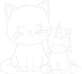 Minimalist Fox Head Outline Vector Illustration for Logo Design and Branding Projects Tail Ear Line Art Clean Simple Design