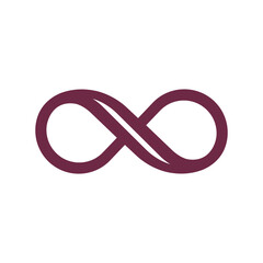 Naklejka premium infinity vector abstract logo modern style