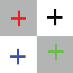 Obraz premium Plus icon design for your website