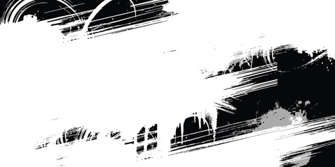 Vector grunge brush strokes texture