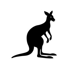 kangaroo vector silhouette
