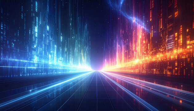 Cyber speed data transferring in digital city network