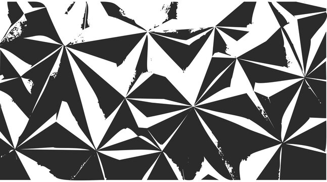 Abstract geometric pattern of sharp starburst shapes and sharp angles vector