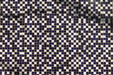 mosaic tile pattern, versatile black and white mosaic tile with geometric contrast, sophisticated black and white mosaic pattern featuring geometric rhythm and contrasting textures for interior design