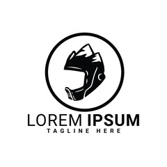 05.eps helmet vector logo desing 