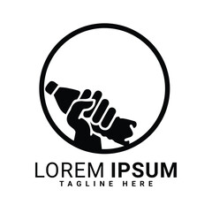 06.eps bottle vector logo desing 