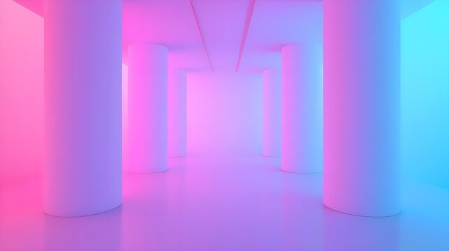 Vaporwave Pastel Neon Gradient from 80s Miami Nights
