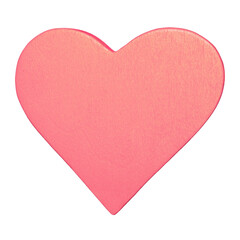 Pink paper heart