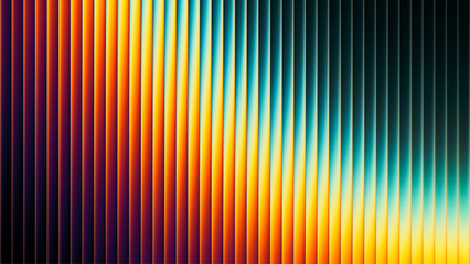 Summer heat glows through fractal glass. Vivid sunset gradient radiates warmth and energy. Bright summer sunset captured in glowing glass lines. Fractal glass design with sunset magic and golden light