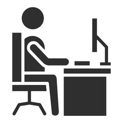 Workplace Icon Single Vector Collection 