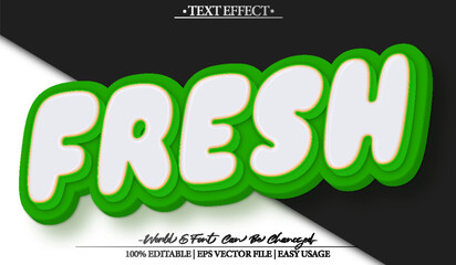 Fresh Mint Green Herb Cool Natural Text Effect Editable Alphabet