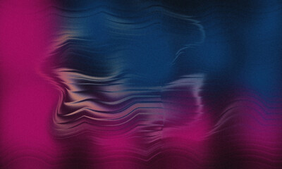 Abstract swirling colors of magenta and deep blue