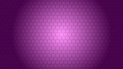 Stunning purple hexagon pattern creates a modern, vibrant background for technology, science, and artistic projects, adding a touch of elegance and futuristic flair to your designs