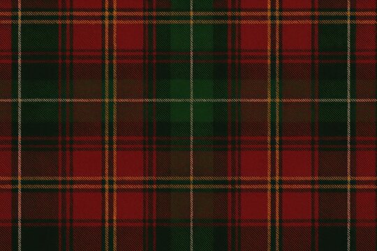 Classic red green plaid pattern background