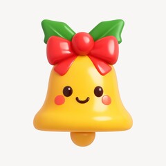 Cute festive bell illustration.
