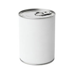 Blank Aluminum Can White Label Metal Beverage Container Mockup Template Product Packaging