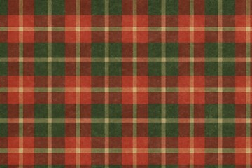 Traditional festive plaid pattern