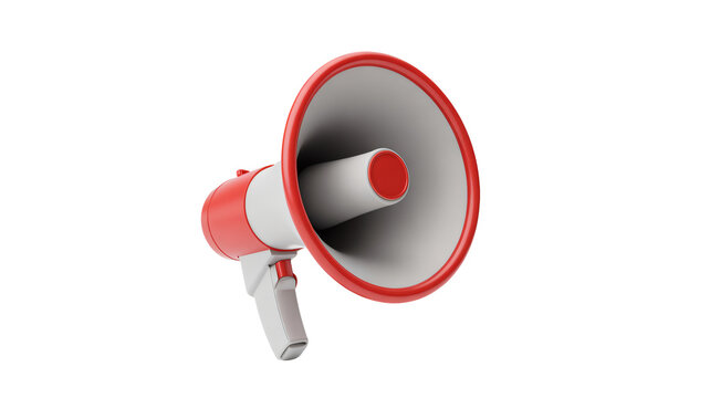 Attention grabbing megaphone ready for your message, announcement, sale or promotion with a vintage vibe and a modern twist for urgent news