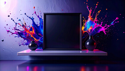 Overhead View of Organized Bathroom Drawer. Interior concept. Generated Image